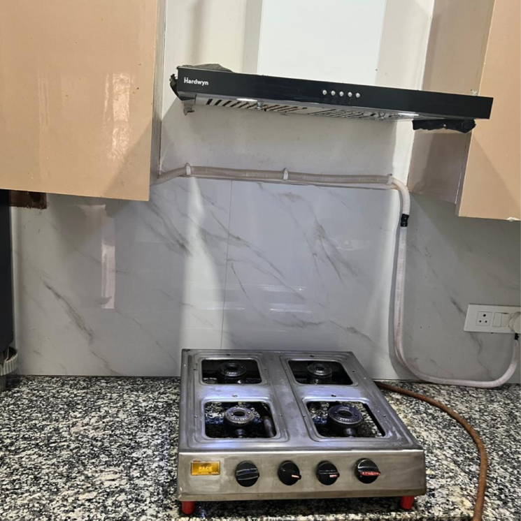 Kitchen, freedom fighters enclave 3 Bedroom 1800 Sq.Ft. Builder Floor In Freedom Fighters Enclave Delhi 9081995