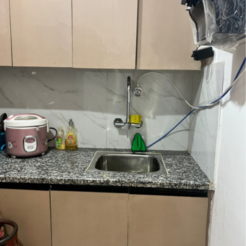 Kitchen in 3 BHK Builder Floor at Freedom Fighters Enclave – for Rent