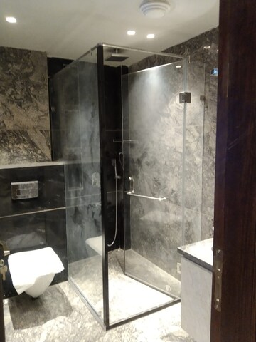 Bathroom in 3 BHK Apartment at Greater Kailash I – for Rent
