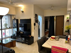 Living Room in 1 BHK Apartment at Lodha Amara, Kolshet Road – for Sale