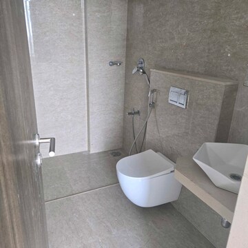 Bathroom in 3 BHK Apartment at Kohinoor Square Altissimo, Dadar West – for Rent