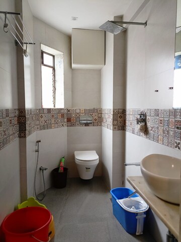 Bathroom in 3 BHK Apartment at Kabra Ajanta, Santacruz West – for Rent