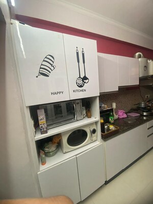 Kitchen in 3 BHK Apartment at Mona Greens, Ghazipur – for Sale