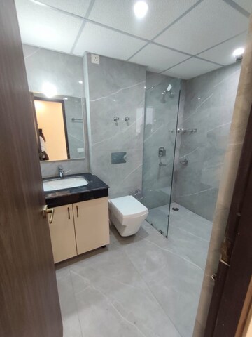 Bathroom in 3 BHK Apartment at Omaxe The Palace, Gomti Nagar – for Rent