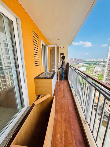 Balcony in 4 BHK Apartment at Rishita Manhattan, Gomti Nagar – for Rent