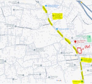  Land – Map Location View at Thottada - for Sale