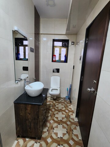 Bathroom in 2 BHK Apartment at Vashi Sector 30a – for Rent