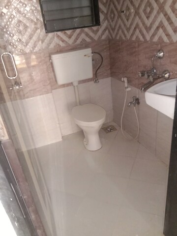 Bathroom in 2 BHK Apartment at Ritu Gardenia, Naigaon East – for Rent