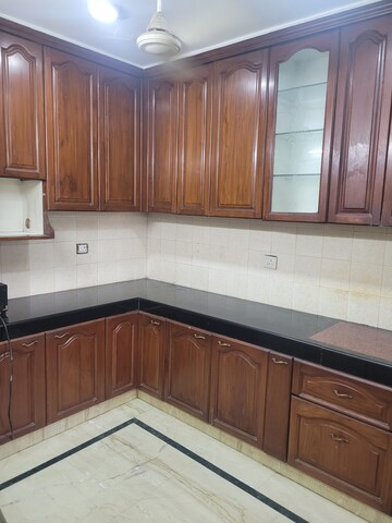 Kitchen in 3 BHK Apartment at Ayaan Antariksh Apartment, Rohini – for Rent