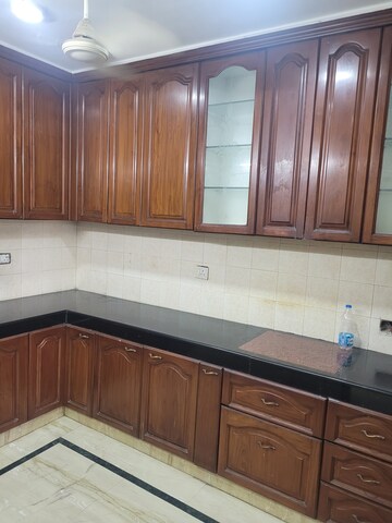 Kitchen in 3 BHK Apartment at Ayaan Antariksh Apartment, Rohini – for Rent