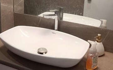 Bathroom in Office Space at Pinnacle Business Park, Andheri East – for Rent