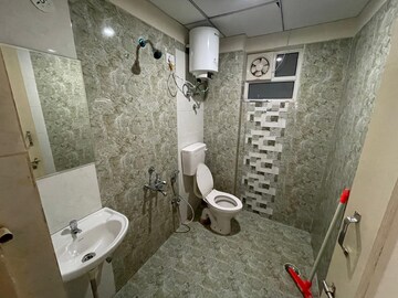 Bathroom in 2 BHK Apartment at Manglam Aadhar, Gandhi Path – for Rent