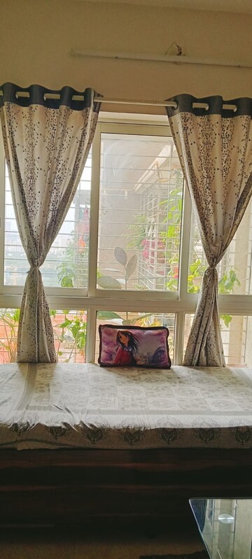 Balcony in 1 BHK Apartment at Lodha Amara, Kolshet Road – for Rent