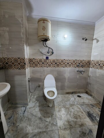 Bathroom in 2 BHK Builder Floor at Chattarpur – for Rent