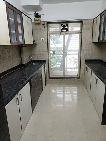 Kitchen in 3 BHK Apartment at Emerald Heights, Chembur – for Rent