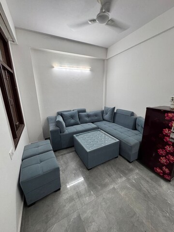 Living Room in 1 BHK Builder Floor at Freedom Fighters Enclave – for Rent