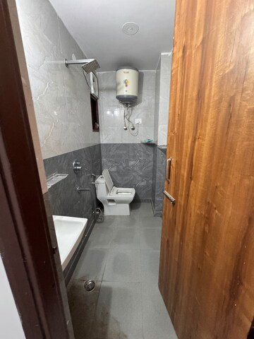 Bathroom in 1 BHK Builder Floor at Freedom Fighters Enclave – for Rent