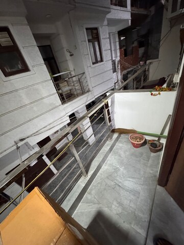 Balcony in 1 BHK Builder Floor at Freedom Fighters Enclave – for Rent