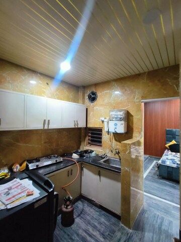 Kitchen in Studio Builder Floor at Freedom Fighters Enclave – for Rent