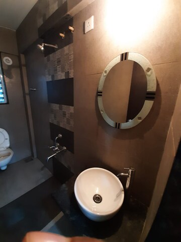Bathroom in 2 BHK Apartment at Beharay Rathi Hillview Residency, Kothrud – for Rent