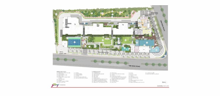 Master Plan, godrej-skyline 4 Bedroom 2400 Sq.Ft. Apartment In Koregaon Park Pune 9082837