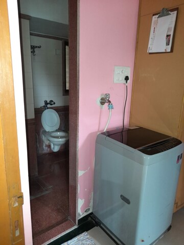 Bathroom in 1 BHK Apartment at Nav Pooja Apartment, Bandra West – for Sale