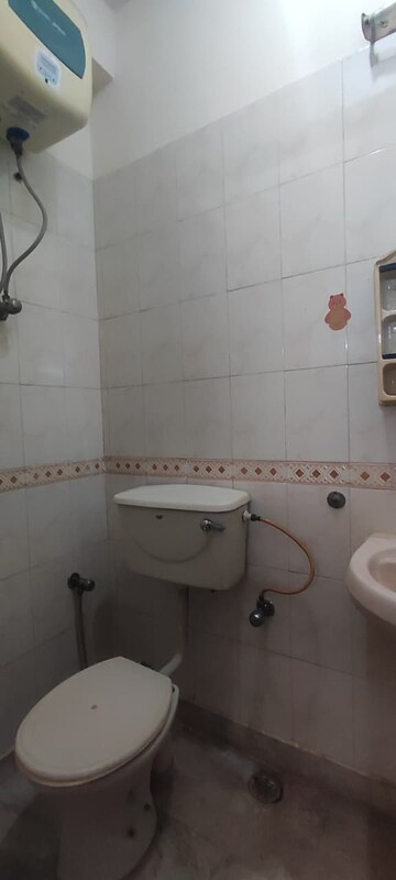 Bathroom in 2 BHK Builder Floor at Malviya Nagar – for Rent