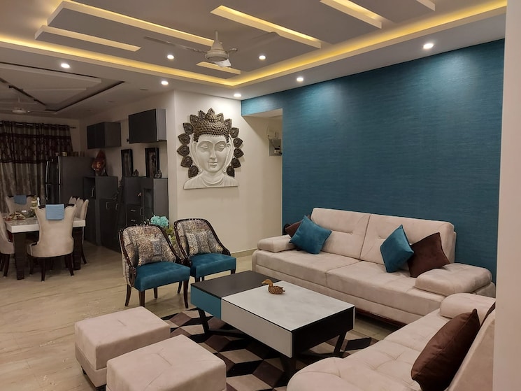 Living Room, h-r-buildcon-elite-homz 4 Bedroom 2217 Sq.Ft. Apartment In Sector 77 Noida 9083124
