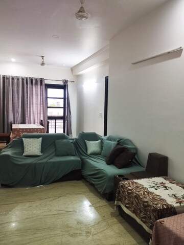 Living Room in 3 BHK Builder Floor at Sushant Lok I – for Rent
