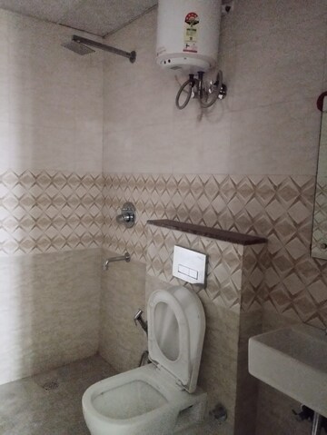 Bathroom in 3 BHK Builder Floor at Sushant Lok I – for Rent
