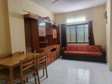Living Room in 1 BHK Apartment at Kumar Samruddhi Society, Vishrantwadi – for Rent