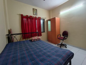 Bedroom in 1 BHK Apartment at Kumar Samruddhi Society, Vishrantwadi – for Rent