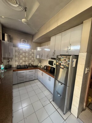 Kitchen in 3 BHK Builder Floor at US Pine Homes, Dhakoli – for Sale