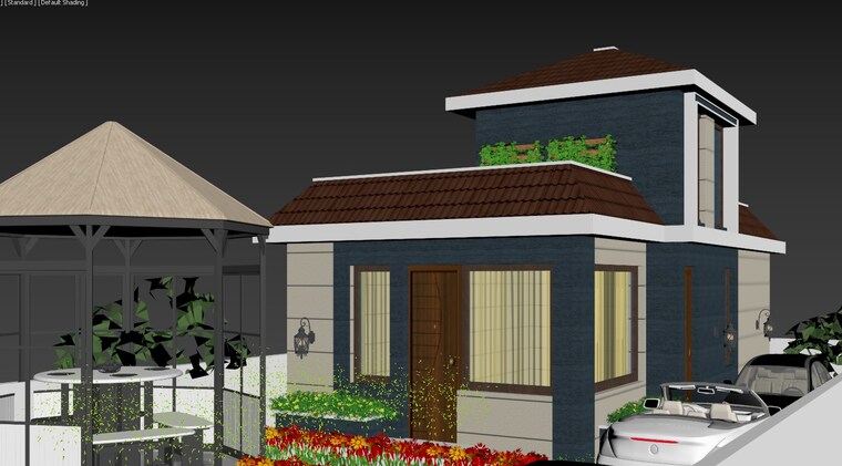 Exterior View, uttam-shyamashish-park 2.5 Bedroom 350 Sq.Yd. Independent House In Ajmer Road Jaipur 9083362