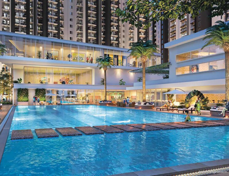 Swimming Pool, eldeco-live-by-the-greens 3 Bedroom 1404 Sq.Ft. Apartment In Sector 150 Noida 9083329