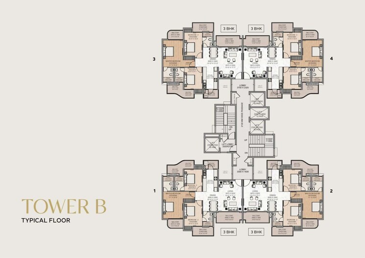 Master Plan, amrapali-dream-valley 3 Bedroom 1932 Sq.Ft. Apartment In Tech Zone 4 Greater Noida Greater Noida 9083370