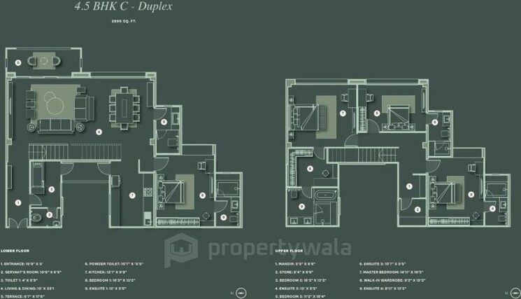 Floor Plan, lohia-jain-the-reserve 4 Bedroom 2482 Sq.Ft. Apartment In Koregaon Park Annexe Pune 9083408