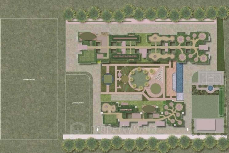 Master Plan, lohia-jain-the-reserve 4 Bedroom 2482 Sq.Ft. Apartment In Koregaon Park Annexe Pune 9083408