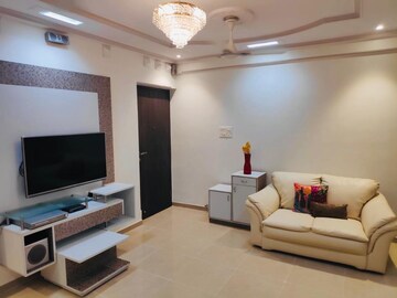 Living Room in 2 BHK Apartment at Hiranandani Meadows, Manpada – for Rent