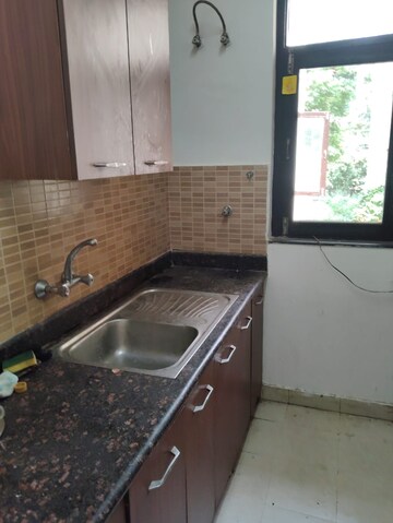 Kitchen in 3 BHK Builder Floor at Sushant Lok I – for Rent