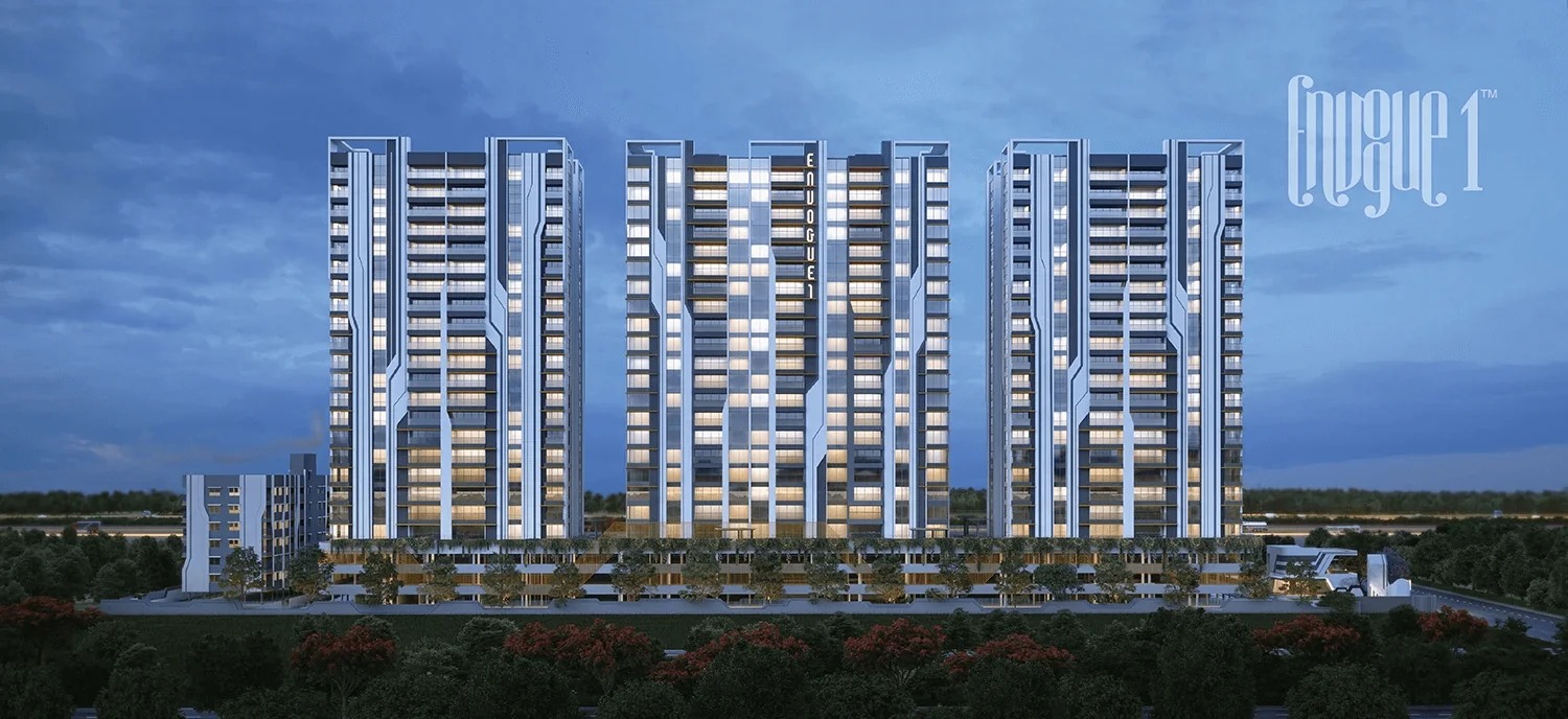 3 BHK + Servant Room,Study Room Apartment For Sale in Unique Envogue