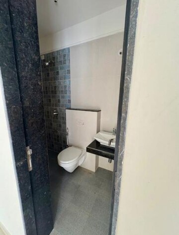 Bathroom in 2 BHK Apartment at Sheth Zuri, Laxmi Nagar – for Rent