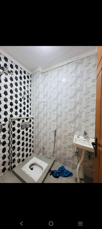 Bathroom in 2 BHK Builder Floor at Saket – for Rent