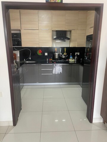 Kitchen in 3 BHK Apartment at Purva Palm Beach, Hennur Road – for Rent