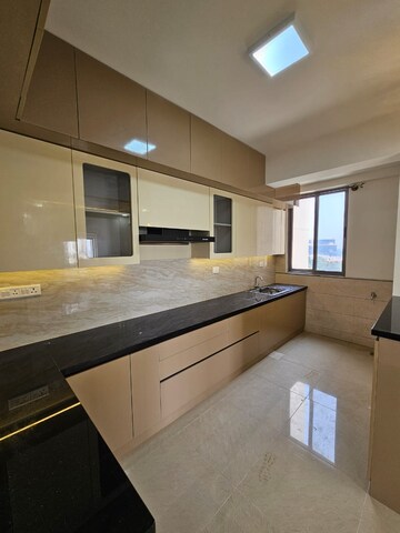 Kitchen in 3 BHK Apartment at Goyal Orchid Piccadilly, Thanisandra Main Road – for Rent