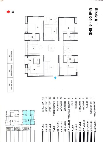 4 BHK Apartment For Sale in Pacifica Hillcrest Phase 2, Gachibowli