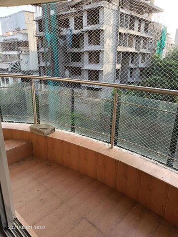 Balcony in 4 BHK Apartment at L Nagpal Bhagwanti Heights, Khar West – for Rent