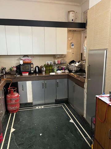Kitchen in 3 BHK Builder Floor at Ansal Sushant Lok I, Sector 43 – for Rent