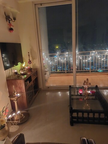 Living Room in 3 BHK Apartment at Parker White Lily, Sector 8 – for Sale