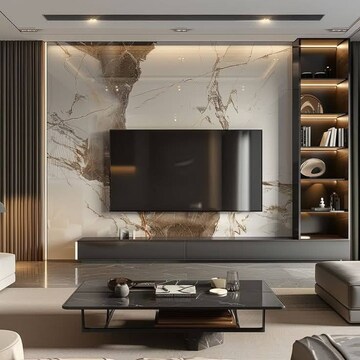 Living Room in 3 BHK Apartment at Trendset Rythme, Kondapur – for Sale